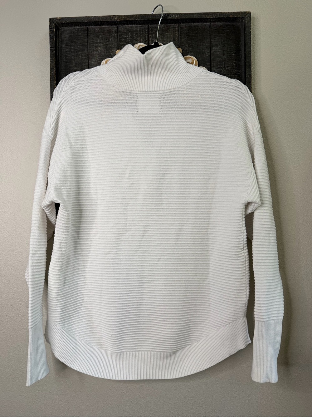 Offline by Aerie White Textured Half Zip Sweater - Picture 8 of 13